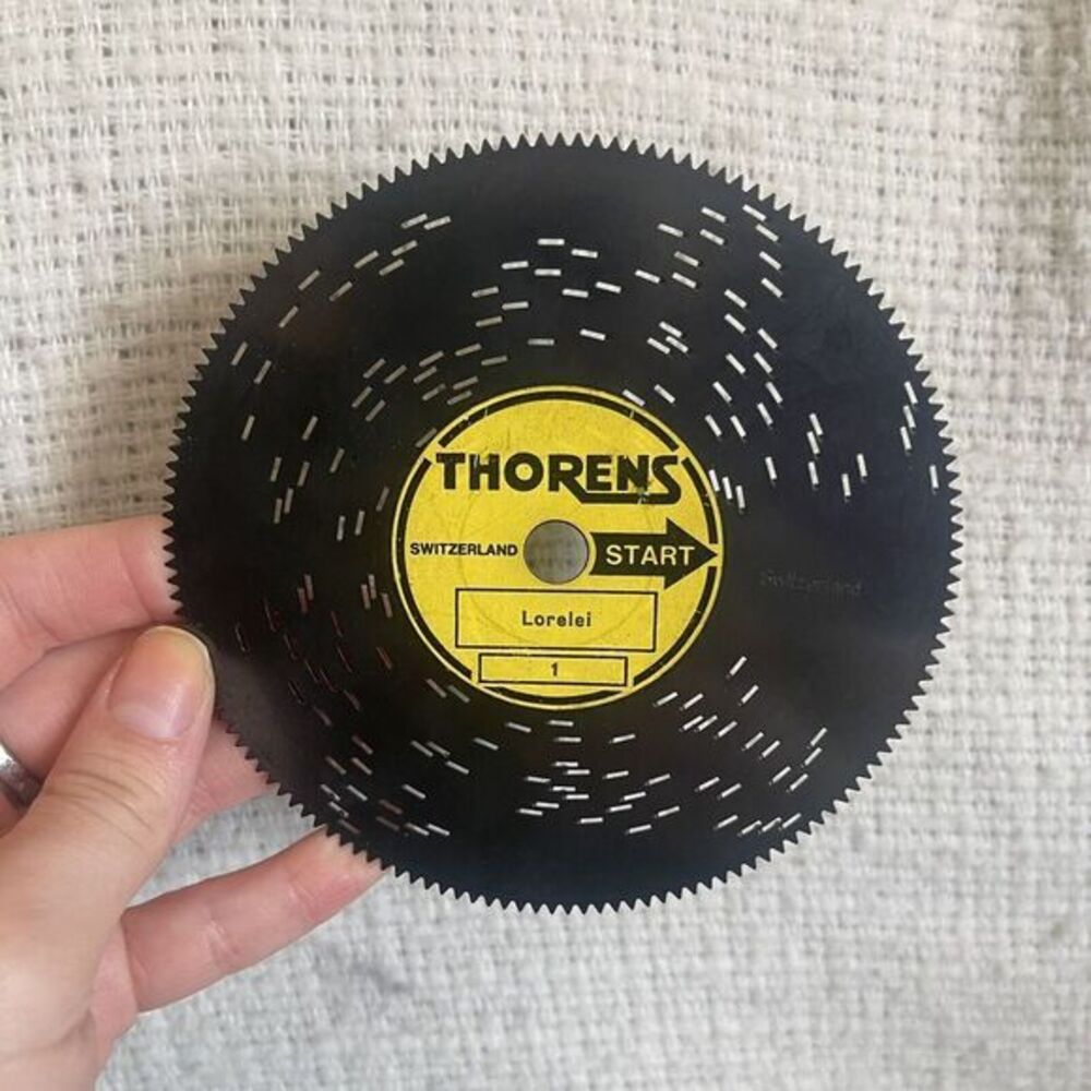Thorens Switzerland 4‎ 1/2" Disc Classic Show Tunes Music #1 Loralei